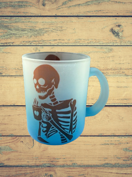 11oz Translucent Colored Sip & See Glass Mug