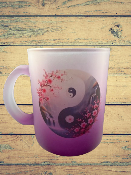 11oz Translucent Colored Sip & See Glass Mug