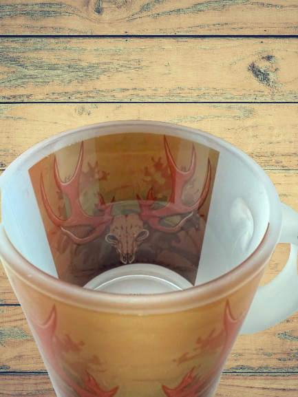 11oz Translucent Colored Sip & See Glass Mug