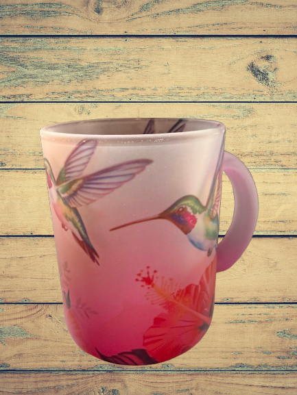 11oz Translucent Colored Sip & See Glass Mug