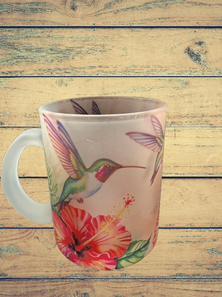 11oz Translucent Colored Sip & See Glass Mug