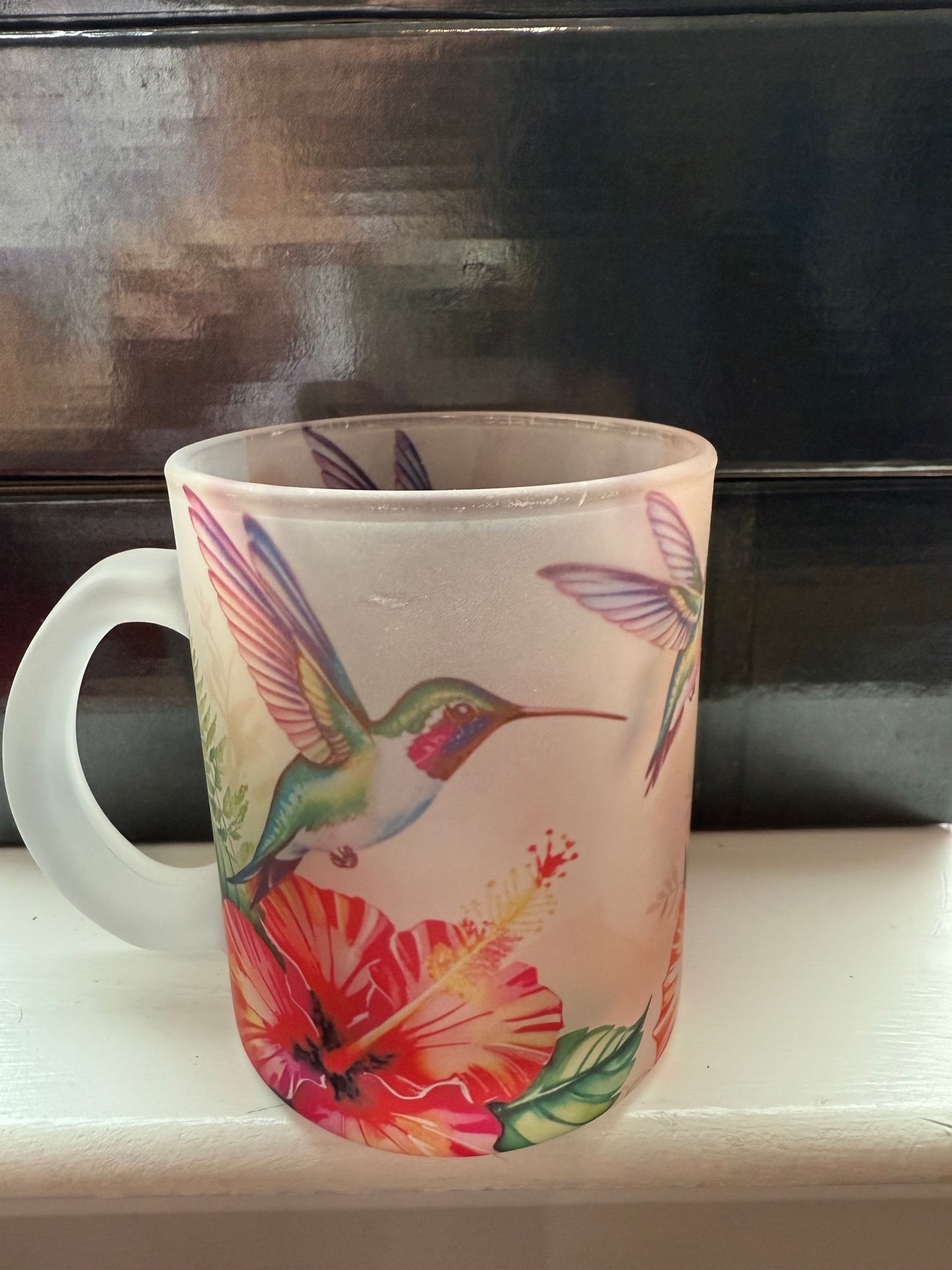 11oz Translucent Colored Sip & See Glass Mug