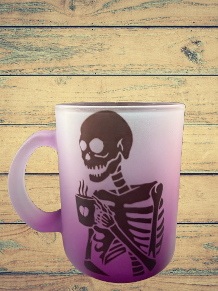 11oz Translucent Colored Sip & See Glass Mug