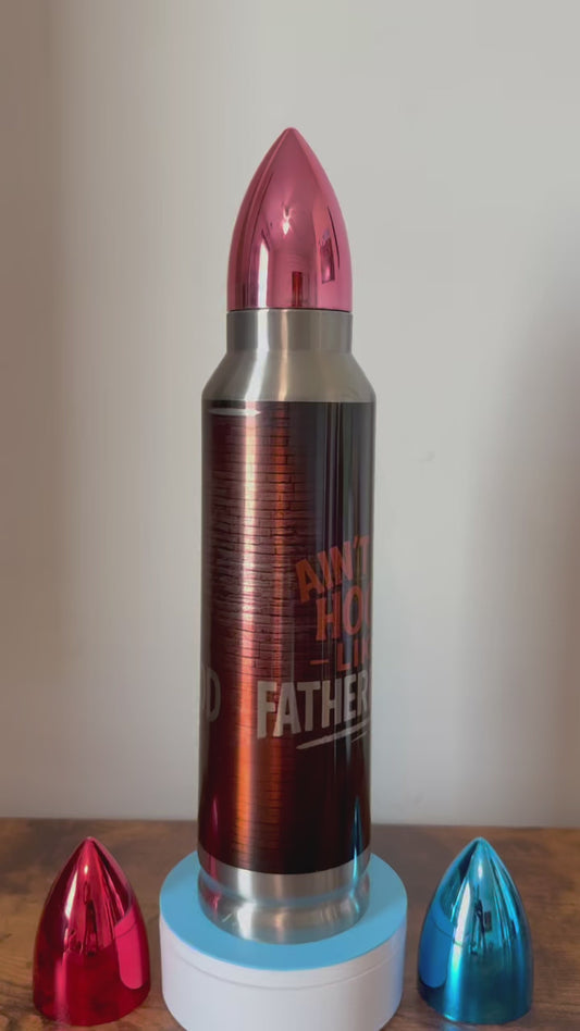 π₯ ποΈ Ainβt No Hood Like Fatherhood | 32oz Bullet Tumbler