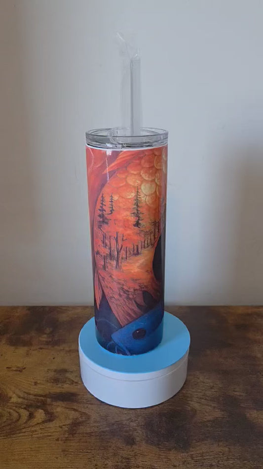 Koi Fish Twist  20oz Tumbler Gift Set – Full Bundle Included