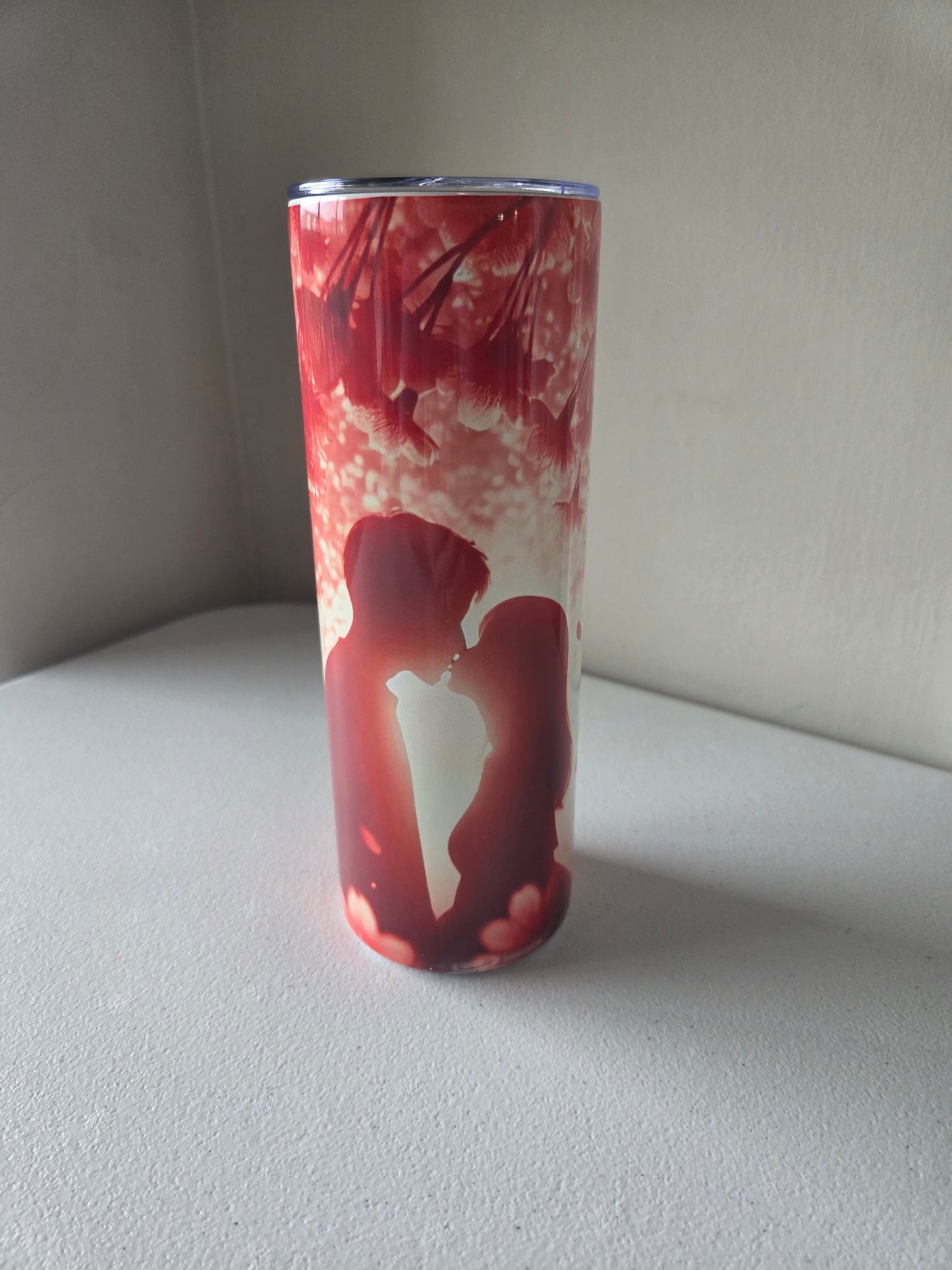 Pink Romance Custom Tumbler 20oz (With Straw)