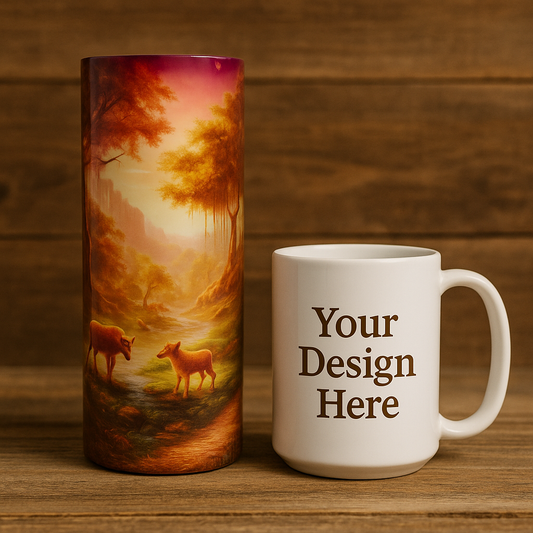 Custom Gifts That Leave a Mark – 20oz & 32oz Tumblers + Mugs