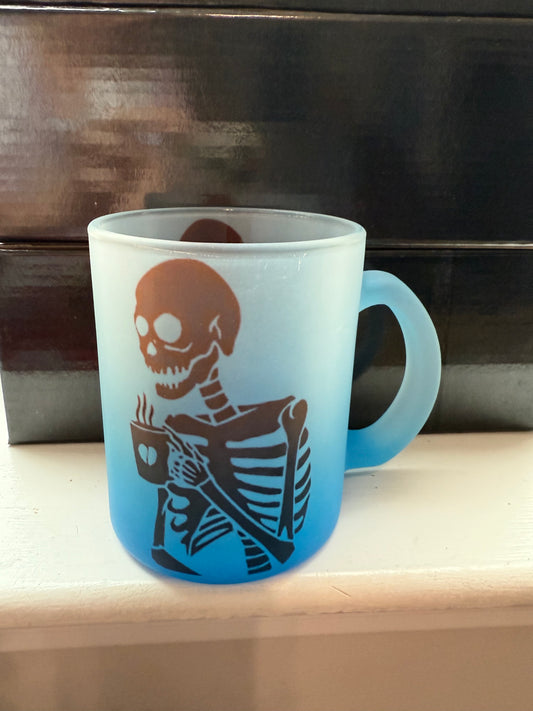 11oz Translucent Colored Sip & See Glass Mug