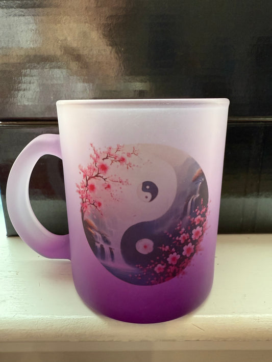 11oz Translucent Colored Sip & See Glass Mug