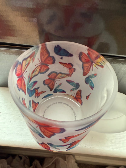 11oz Translucent Colored Sip & See Glass Mug