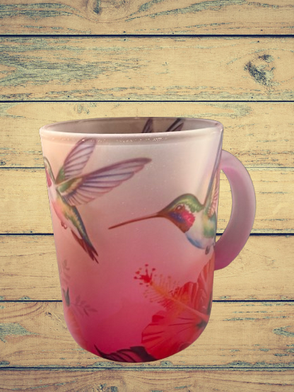 11oz Translucent Colored Sip & See Glass Mug