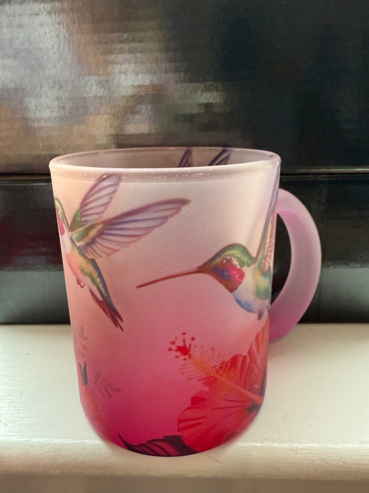 11oz Translucent Colored Sip & See Glass Mug