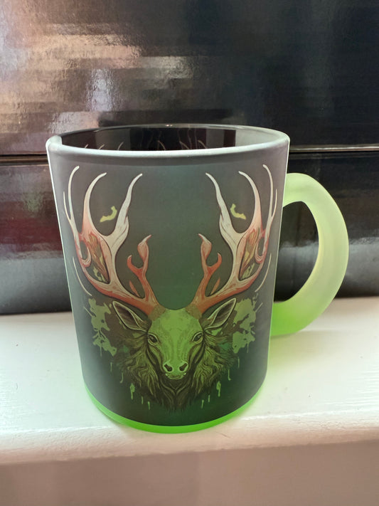 11oz Translucent Colored Sip & See Glass Mug