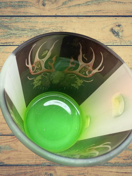 11oz Translucent Colored Sip & See Glass Mug