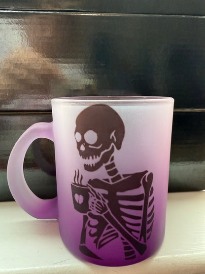11oz Translucent Colored Sip & See Glass Mug