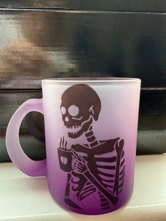 11oz Translucent Colored Sip & See Glass Mug