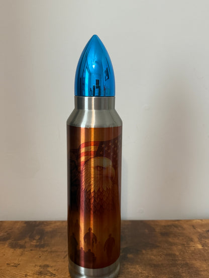 ⭐ VETERAN Bold | 32oz Bullet Tumbler – Star Spangled Edition ✨🎖️
