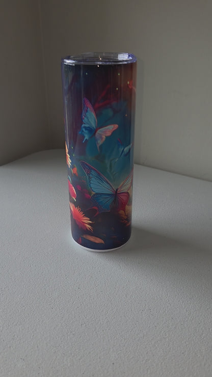 Butterfly Sanctuary Realm  20oz Tumbler Gift Set – Full Bundle Included