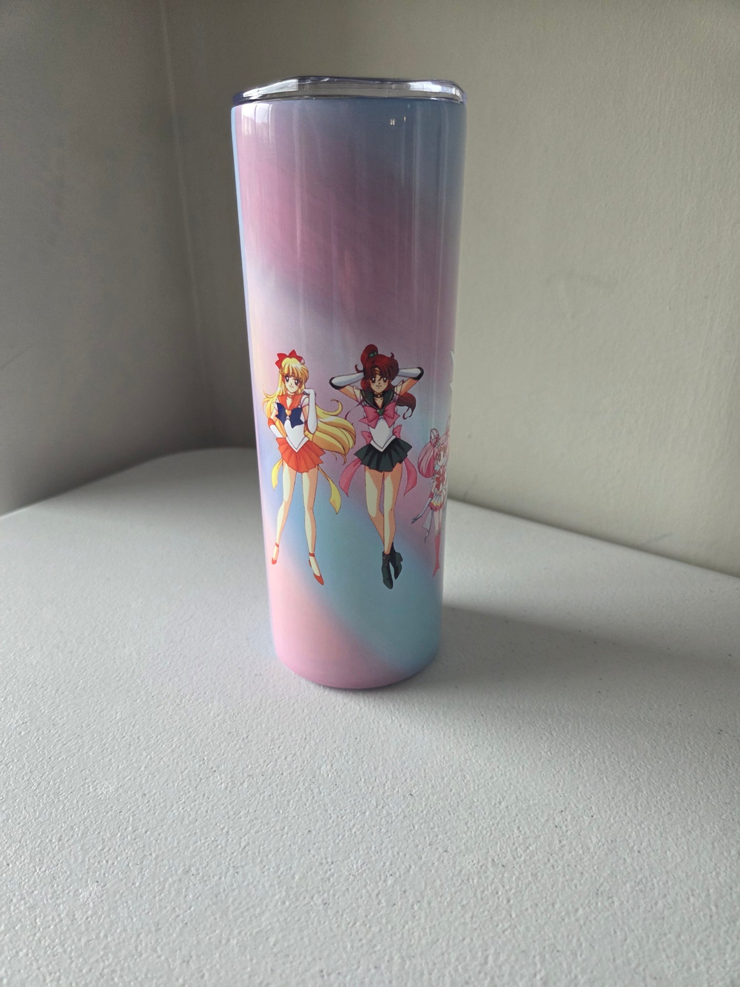 Sailor Moon Pastel Custom Tumbler 20oz (With Straw)