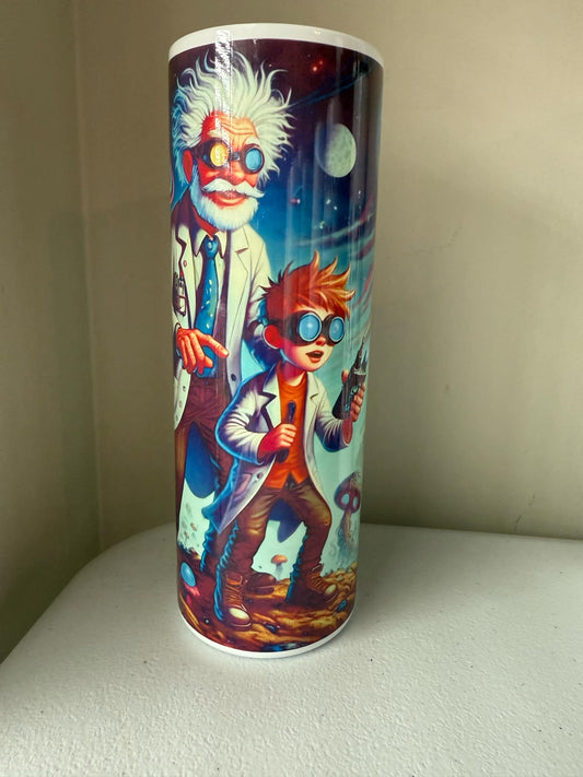 Science Duo Rorty& Mick 20 oz Tumbler (With Straw)